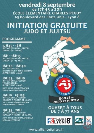 affiche initiation gratuite judo jujitsu 8 sep 2017