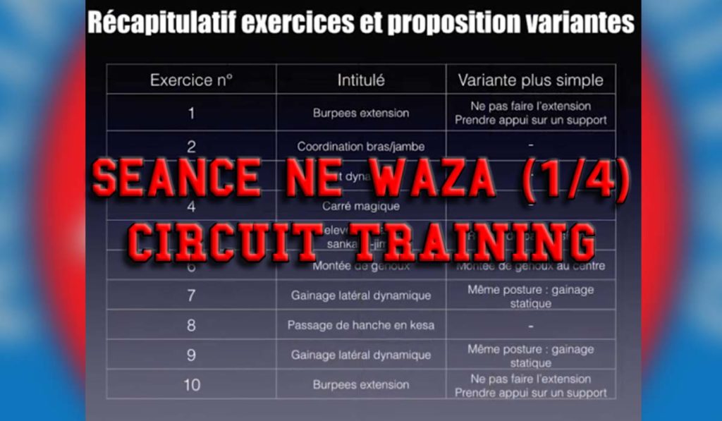 Séance Ne Waza Circuit Training (1/4)
