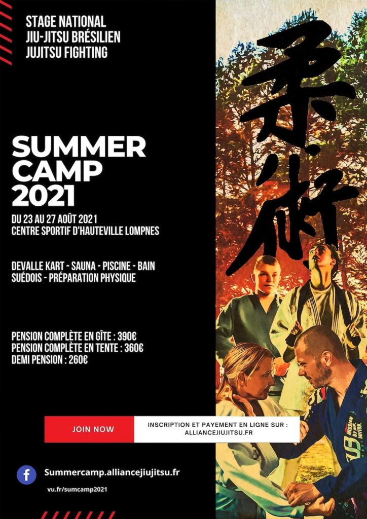 Affiche stage ete 2021 summer camp