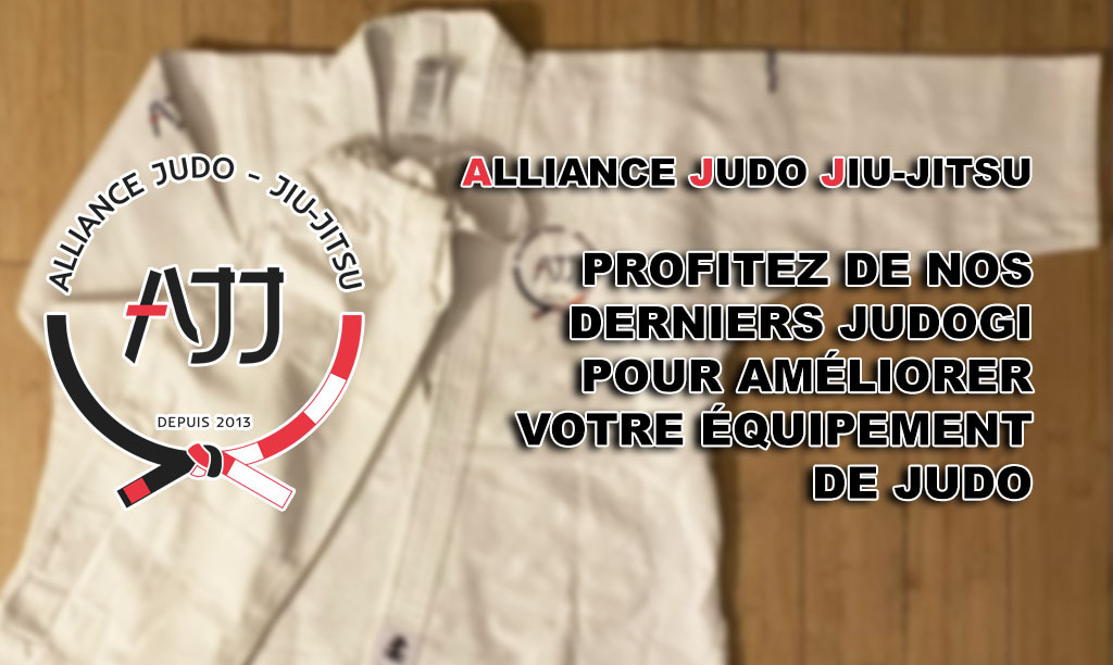 Profitez de nos derniers judogi pour améliorer votre équipement de judo