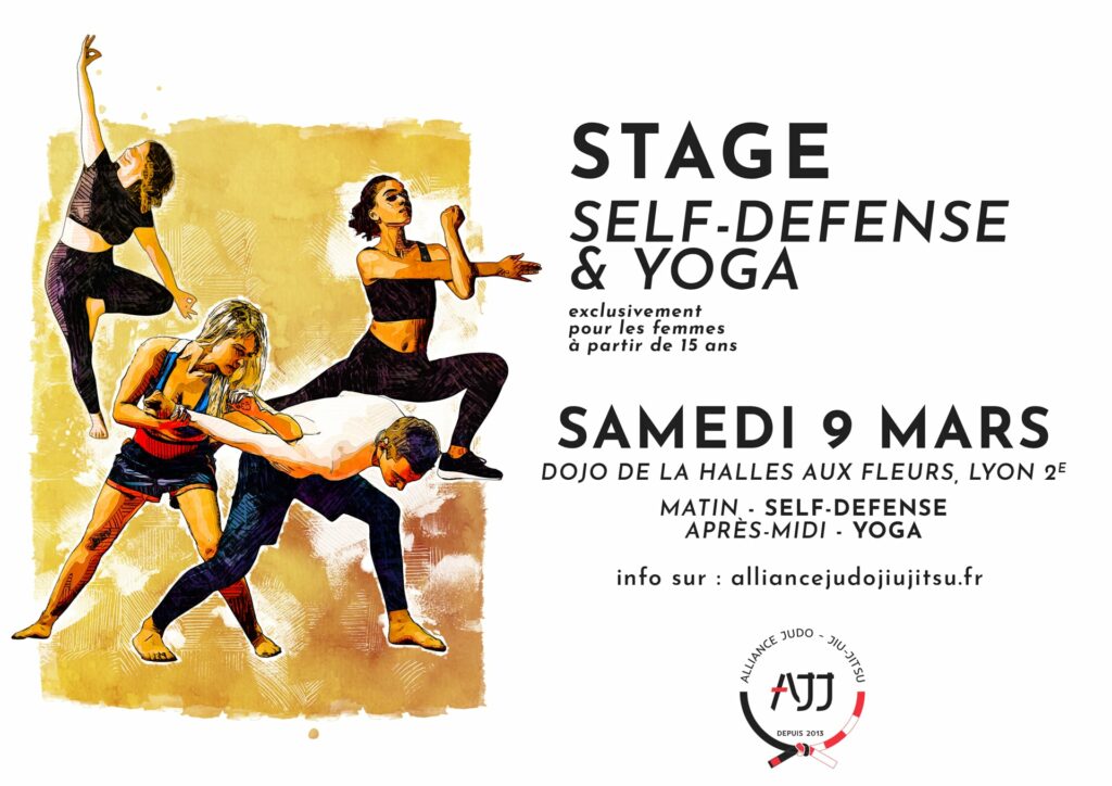 Rejoignez-nous pour célébrer la Journée Internationale des droits de la Femme : Stage Self-Défense et Yoga le 9 mars