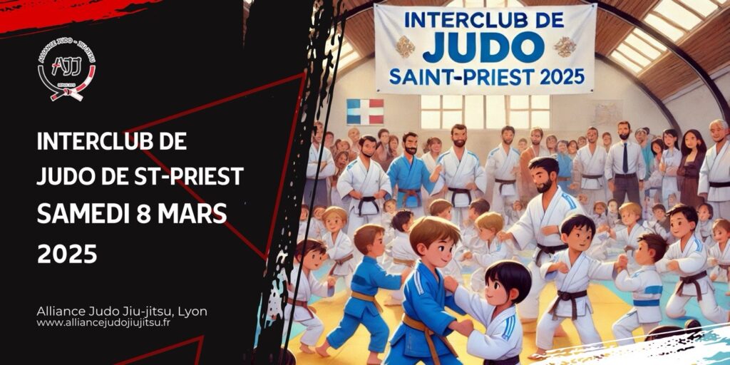 Interclub de Judo de St-Priest – Inscrivez-vous avant le 16 février !