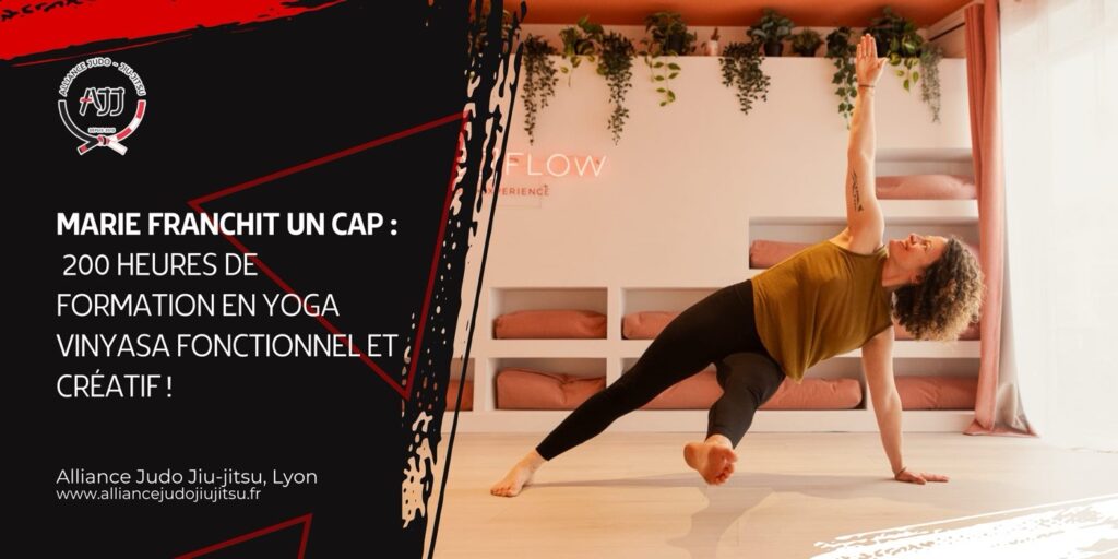Marie franchit un cap : 200 heures de formation en Yoga Vinyasa fonctionnel et créatif !